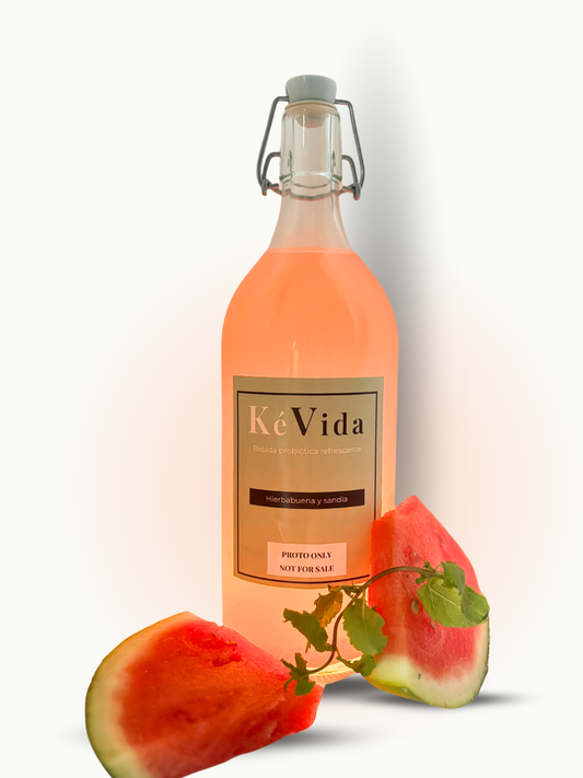 Hierbabuena y sandía